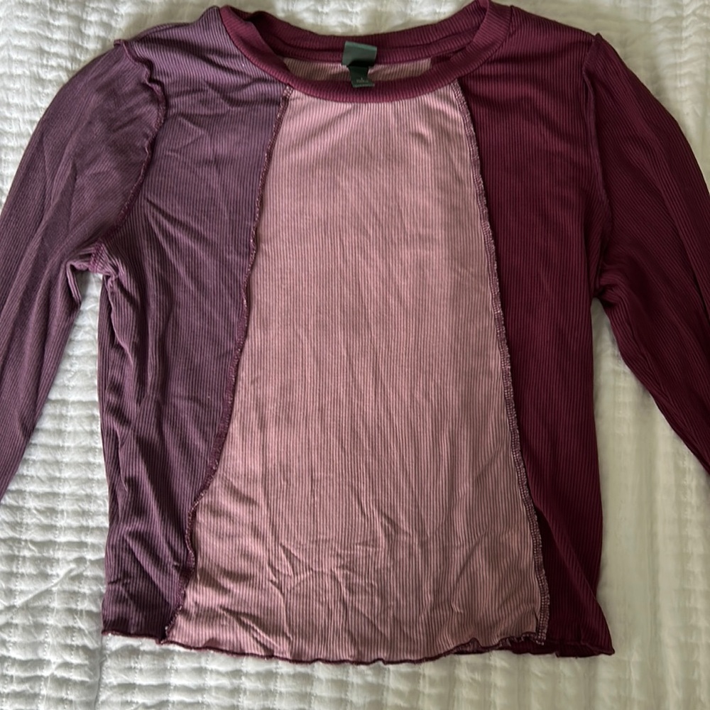 Target long sleeve purple top